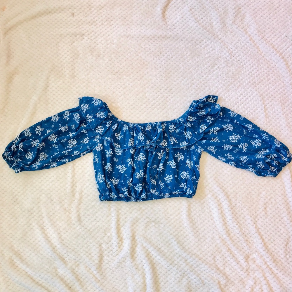 Floral Off-the-Shoulder Blouse